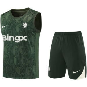Mens Chelsea Singlet Suit Forest Green 2025/26-jerseyio