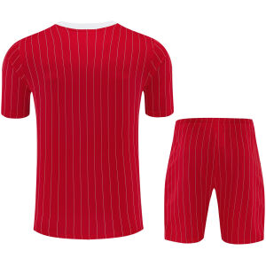 Mens Manchester United Short Training Suit Red 2025/26