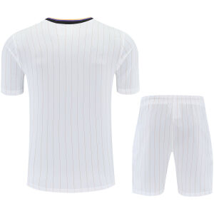 Mens Manchester United Short Training Suit White 2025/26