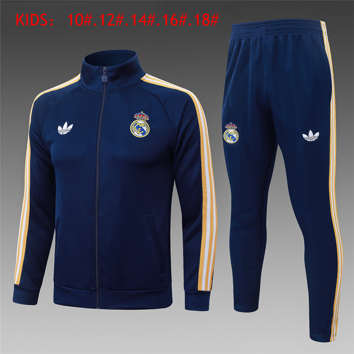 Kids Real Madrid Training Suit Royal 2026/27 Kids Real Madrid Training Suit Royal 2026/27