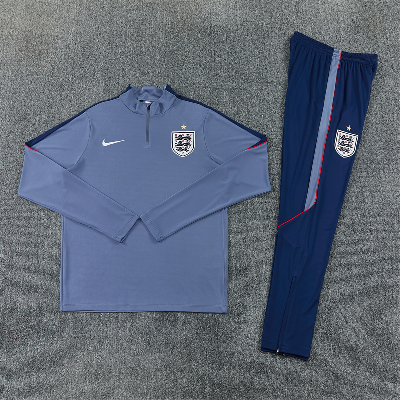 Kids England Training Suit Grey 2026 Kids England Training Suit Grey 2026