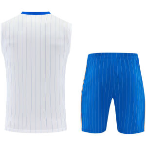 Mens Real Madrid White Singlet Suit 2025/26