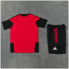 Kids Manchester United Short Training Suit Red 2026/27-jerseyio
