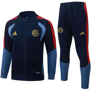 Mens Bayern Munich Royal Jacket + Pants Training Suit 2026/27 Mens Bayern Munich Royal Jacket + Pants Training Suit 2026/27