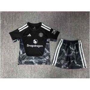 Kids Manchester United Goalkeeper Jersey Black 2026/27