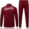 Mens Spain Jacket + Pants Training Suit Burgundy 2026-jerseyio