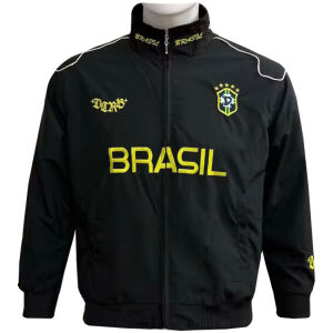 Mens Brazil All Weather Windrunner F1 Black Jacket 2026 Mens Brazil All Weather Windrunner F1 Black Jacket 2026