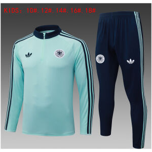 Kids Germany Training Suit Light Green 2026-jerseyio