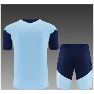 Kids Ajax Short Training Suit Light Blue 2026/27-jerseyio