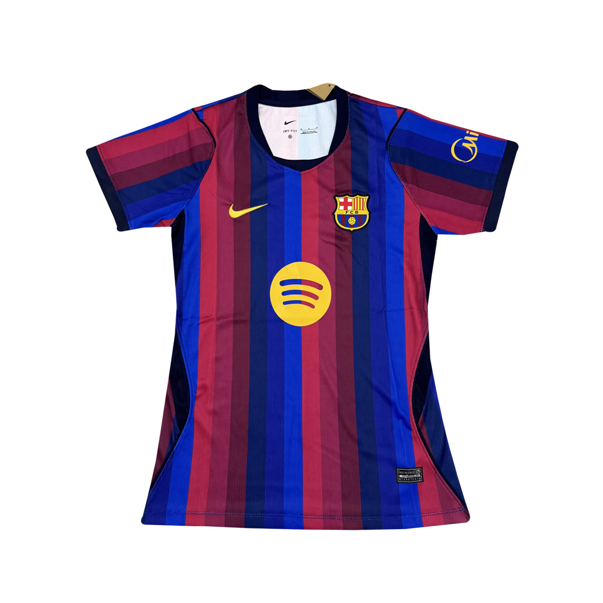 Women’s Barcelona Home Jersey 2026/27 Women’s Barcelona blue and red striped home jersey front view