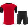 Mens Manchester United Short Training Suit Red 2026/27-jerseyio