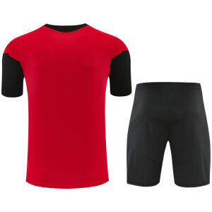 Mens Manchester United Short Training Suit Red 2026/27-jerseyio