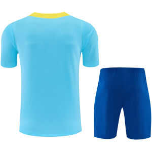 Mens Barcelona Short Training Suit Blue 2025/26-jerseyio
