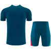 Mens Portugal Short Training Suit Green 2026-jerseyio