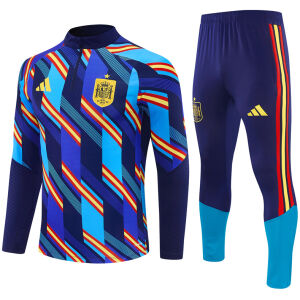 Mens Spain Training Suit Blue 2026-jerseyio
