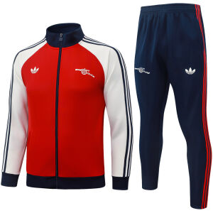 Mens Arsenal Red-White Jacket + Pants Training Suit 2026/27