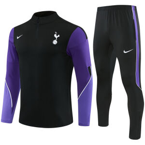 Mens Tottenham Hotspur Black Training Suit 2026/27