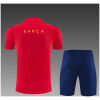 Kids Barcelona Short Training Suit Red 2026/27-jerseyio