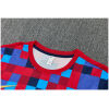 Mens Barcelona Short Training Suit Red – Blue 2026/27-jerseyio