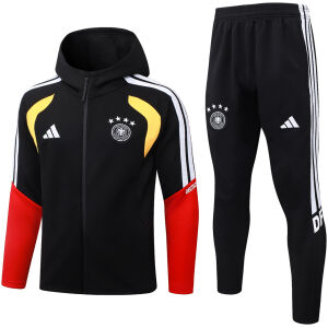 Mens Germany Black Hoodie Jacket + Pants Training Suit 2026 Mens Germany Black Hoodie Jacket + Pants Training Suit 2026