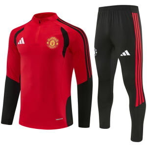 Mens Manchester United Red Training Suit 2026/27