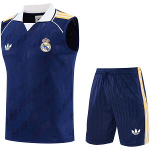 Mens Real Madrid Royal Singlet Suit 2026/27