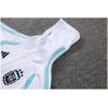 Mens Argentina White Hoodie Jacket + Pants Training Suit 2026