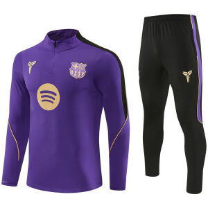 Mens Barcelona Purple Training Suit 2026/27