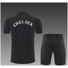 Kids Chelsea Short Training Suit Black 2026/27-jerseyio
