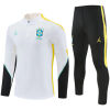 Mens Brazil x Jordan Training Suit White 2026-jerseyio