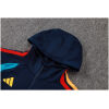 Mens Spain Navy Hoodie Jacket + Pants Training Suit 2026