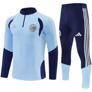 Mens Ajax Training Suit Light Blue 2026/27-jerseyio