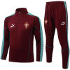 Mens Portugal Burgundy Training Suit 2026