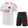 Mens PSG Short Training Suit White 2026/27-jerseyio