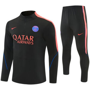 Mens PSG Training Suit Black 2026/27-jerseyio