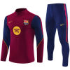 Mens Barcelona Training Suit Burgundy 2026/27-jerseyio