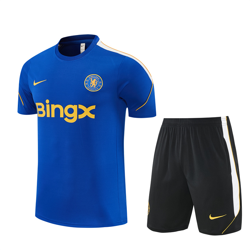 Mens Chelsea Short Training Suit Blue 2026/27 Mens Chelsea Short Training Suit Blue 2026/27