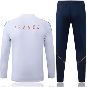 Mens France White Training Suit 2026
