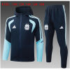 Kids Argentina Hoodie Jacket + Pants Training Suit Navy 2026-jerseyio