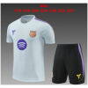 Kids Barcelona Short Light Grey Training Suit 2026/27