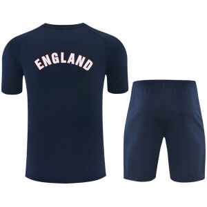 Mens England Short Training Suit Navy 2026-jerseyio