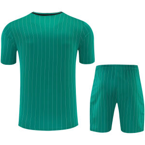 Mens Liverpool Short Training Suit Green 2025/26-jerseyio