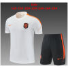 Kids Netherlands Short Training Suit White 2026-jerseyio