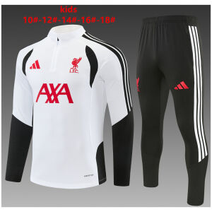 Kids Liverpool White Training Suit 2026/27