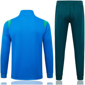 Mens Brazil Jacket + Pants Training Suit Blue 2026-jerseyio