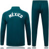 Mens Mexico Dark Green Jacket + Pants Training Suit 2026