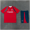 Kids Portugal Short Training Suit Red 2026-jerseyio