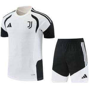 Mens Juventus Short Training Suit White 2026/27-jerseyio