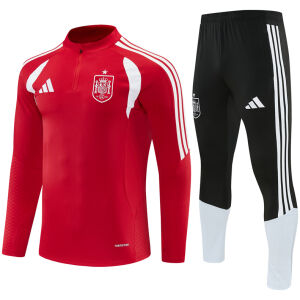 Mens Spain Training Suit Red 2026-jerseyio