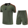 Mens Bayern Munich Short Training Suit Green 2025/26-jerseyio